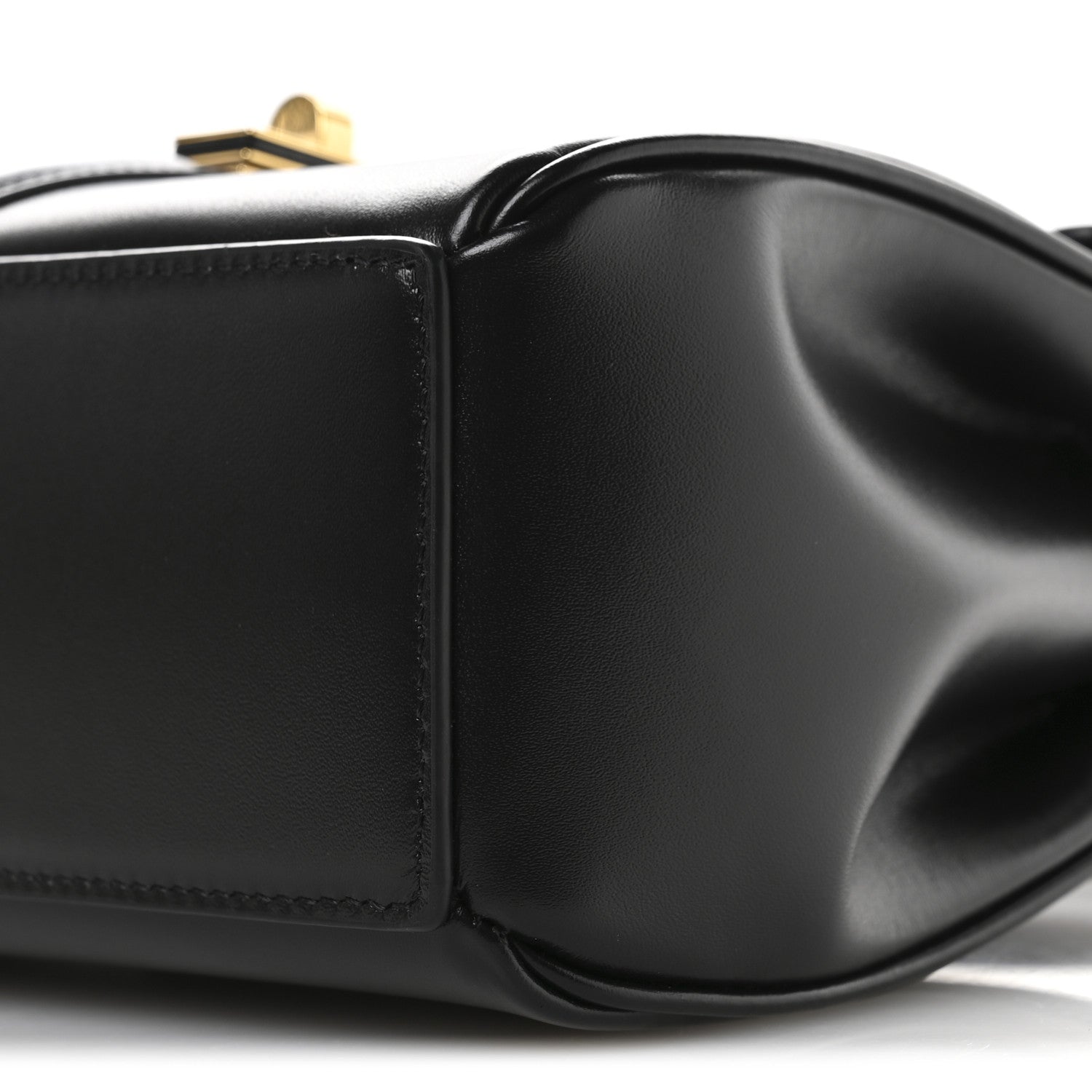 Celine Satinated Calfskin Mini 16 Top Handle Bag Black 11 of 12