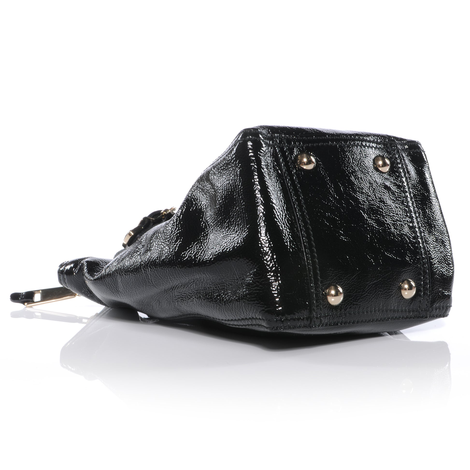Saint Laurent Patent Mini Downtown Black 4 of 7