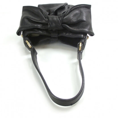 Saint Laurent Chevre Mini Bow Handbag Black 5 of 9