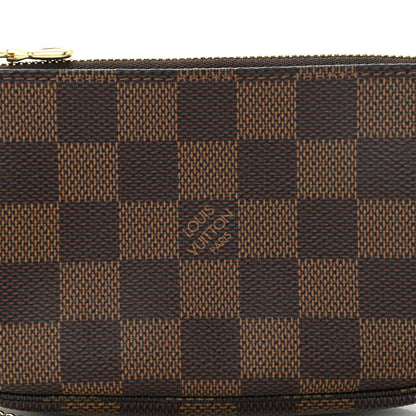 Louis Vuitton Damier Ebene Mini Pochette Accessories 8 of 10