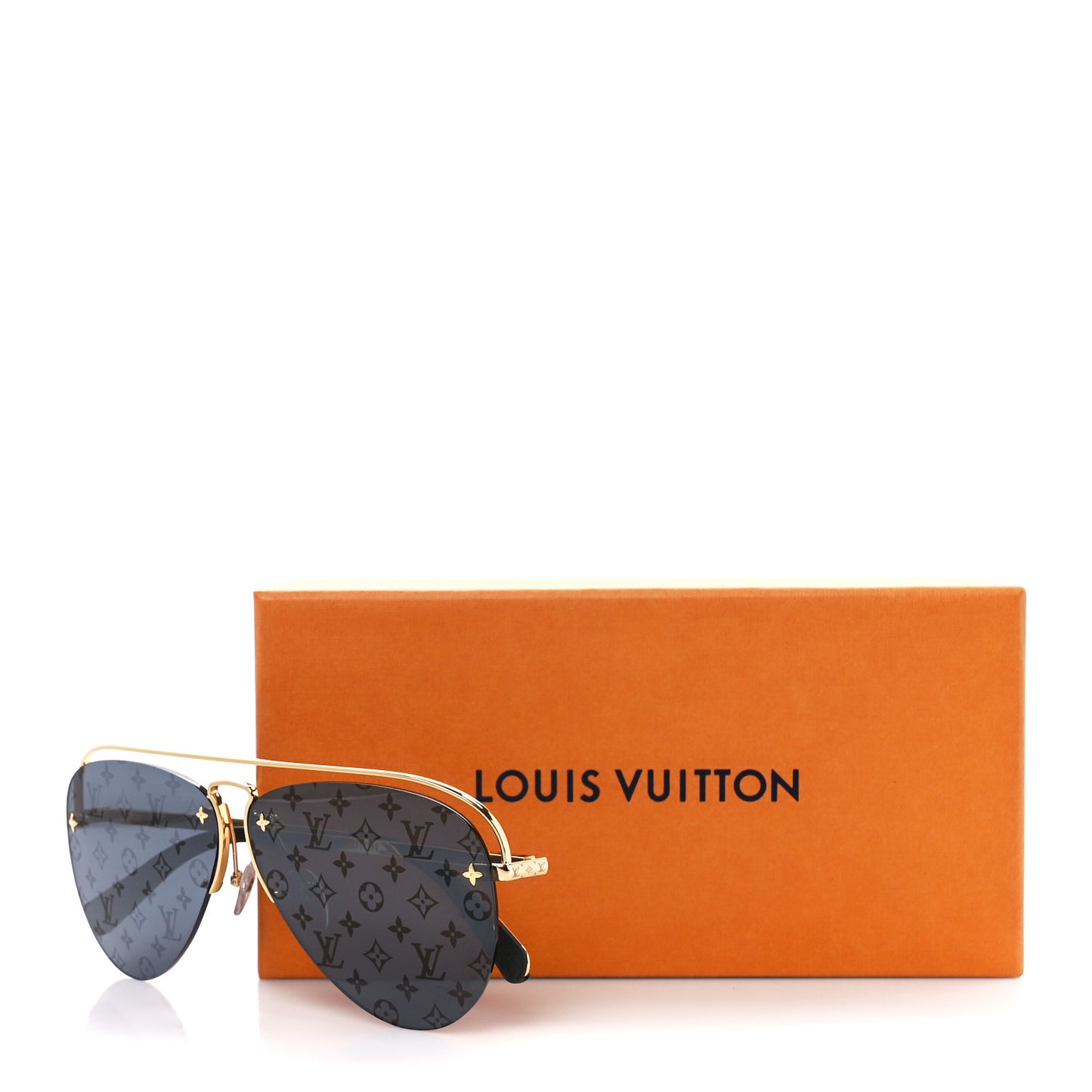 Metal Monogram Grease Sunglasses Z1172W Gold