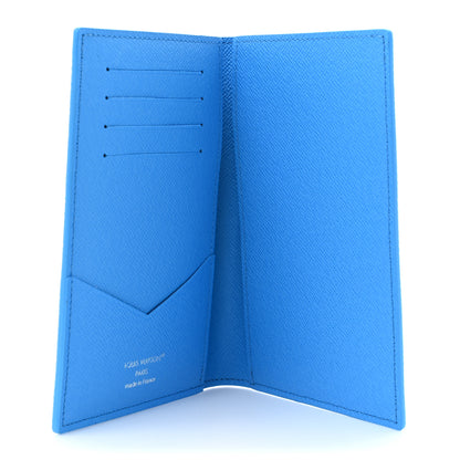 Louis Vuitton Monogram Sports Passport Cover Pool Blue 5 of 6