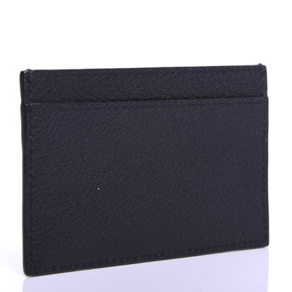 Balenciaga Textured Calfskin Everyday Multi Card Case Black 3 of 5