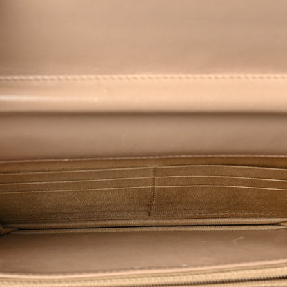 Chanel Calfskin Diamond Stitch Wallet On Chain WOC Beige 4 of 8