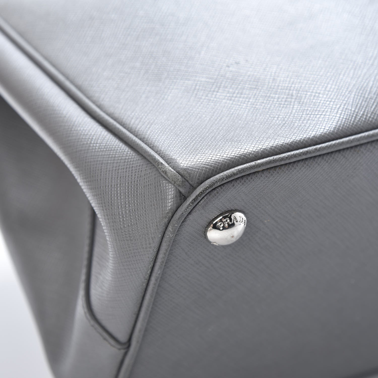 Prada Saffiano Medium Galleria Double Zip Tote Marmo 14 of 19