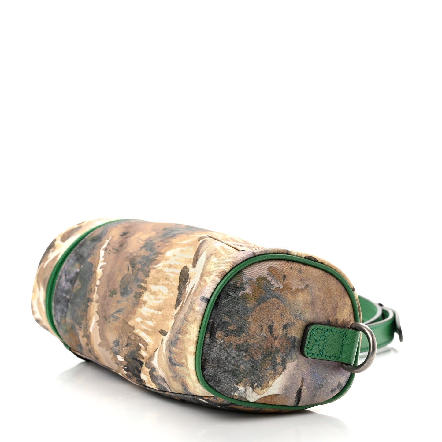 X THE NORTH FACE Econyl Nylon Barrel Shoulder Bag Green Multicolor