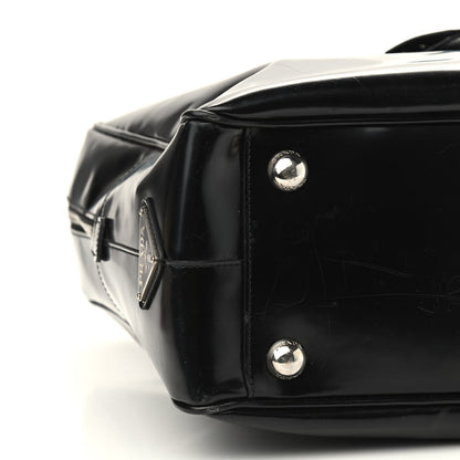 Prada Spazzolato Large Zip Around Briefcase Black 5 of 10
