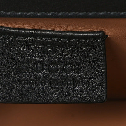 Gucci Velvet Crystal Mini Bee Broadway Shoulder Bag Black 6 of 13