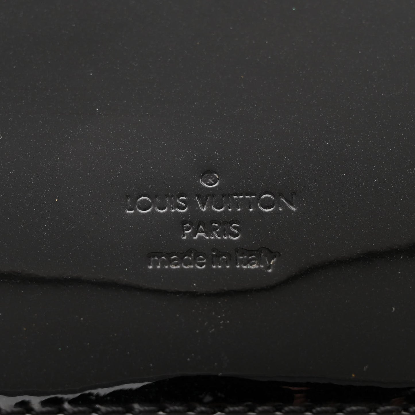 Patent Calfskin Monogram Cherrywood BB Black