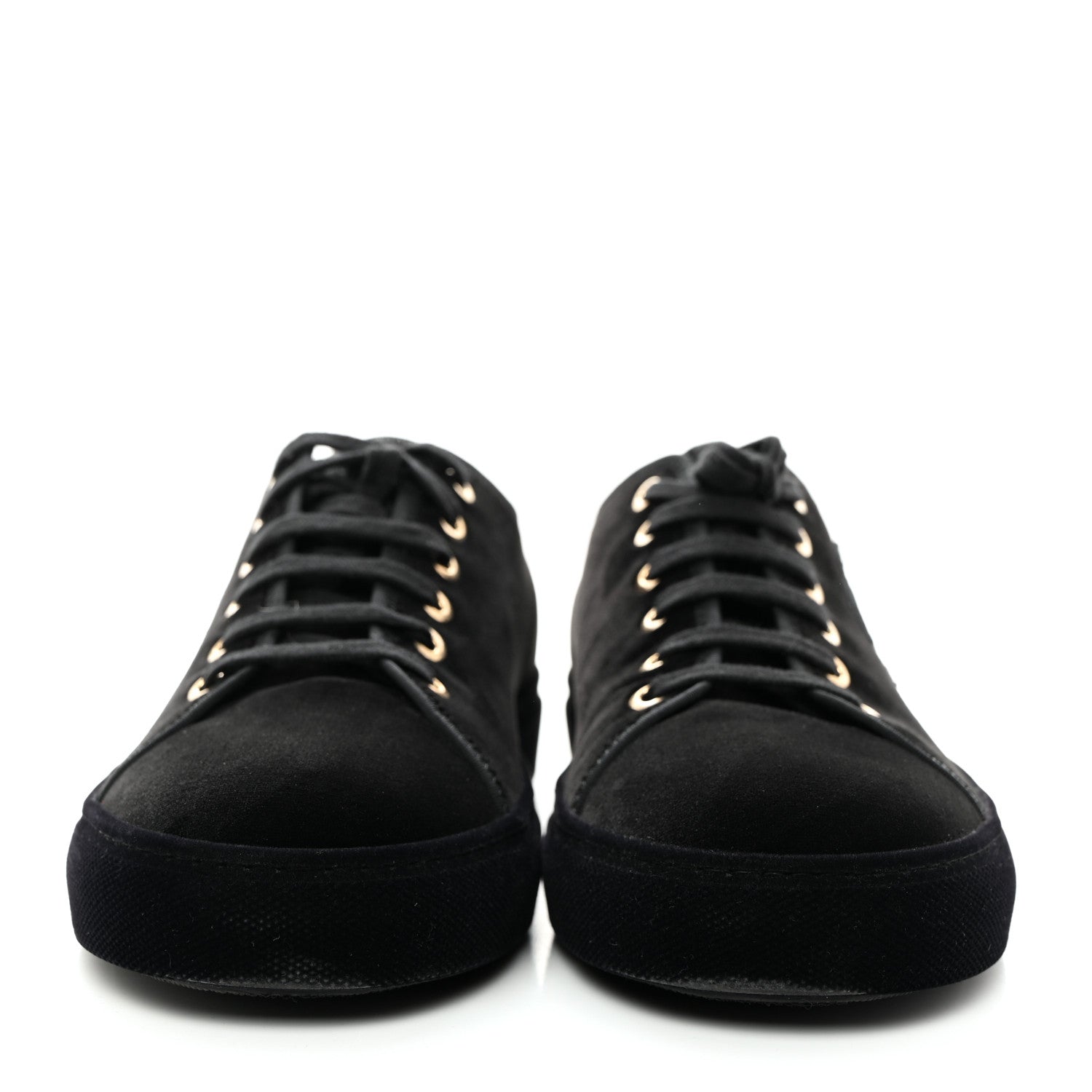 Chanel Velvet Womens CC Sneakers 40 Black 2 of 8
