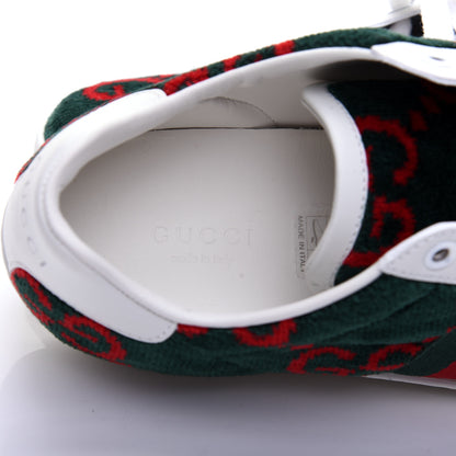 Gucci Terry Cloth GG Monogram Web Womens Ace Sneakers 36.5 Green Red 8 of 12