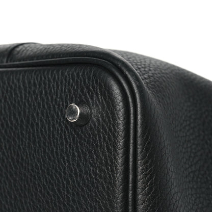 Hermes Taurillon Clemence Picotin Lock 22 MM Black 9 of 12