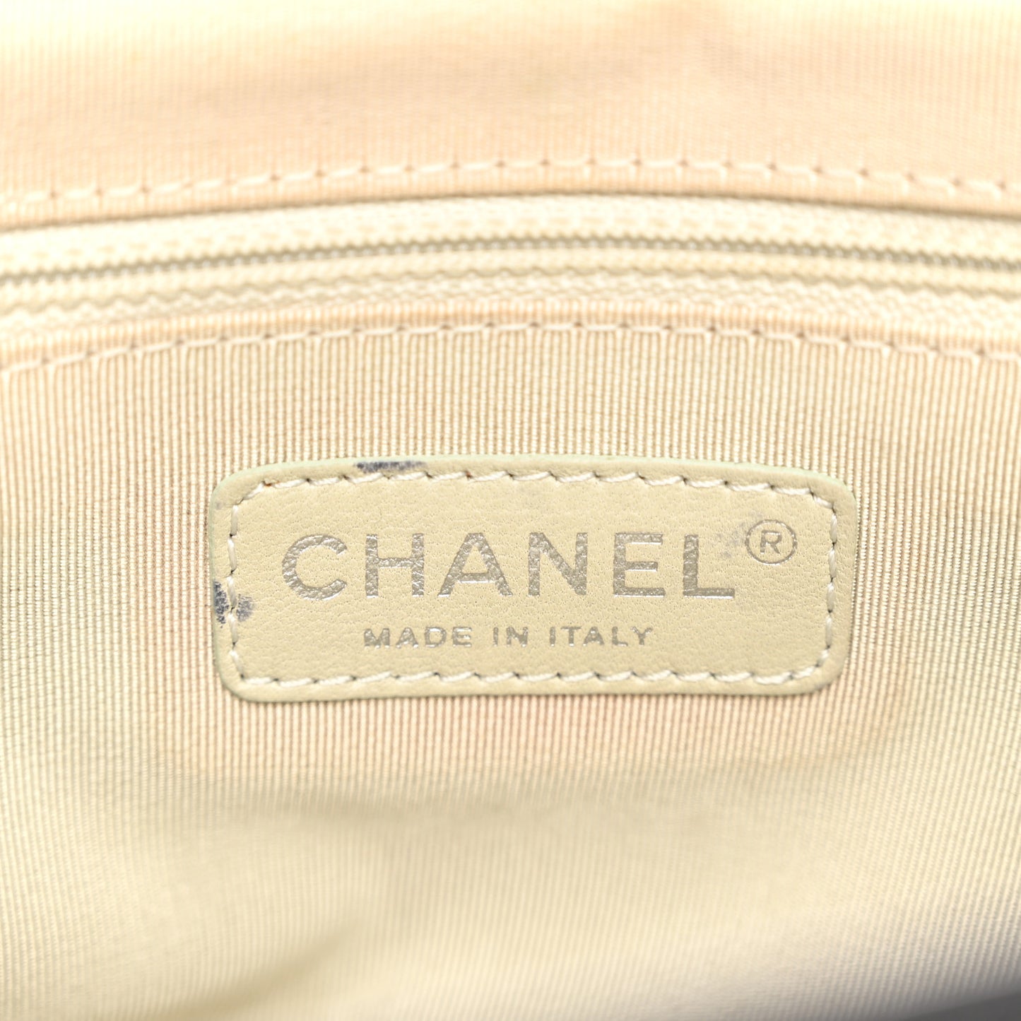 Washed Lambskin Quilted Medium Chain Around Flap Black