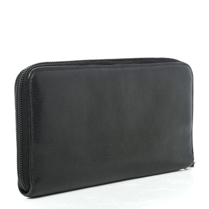 Chanel Grained Calfskin Large CC Zip Around Wallet Black 2 of 4