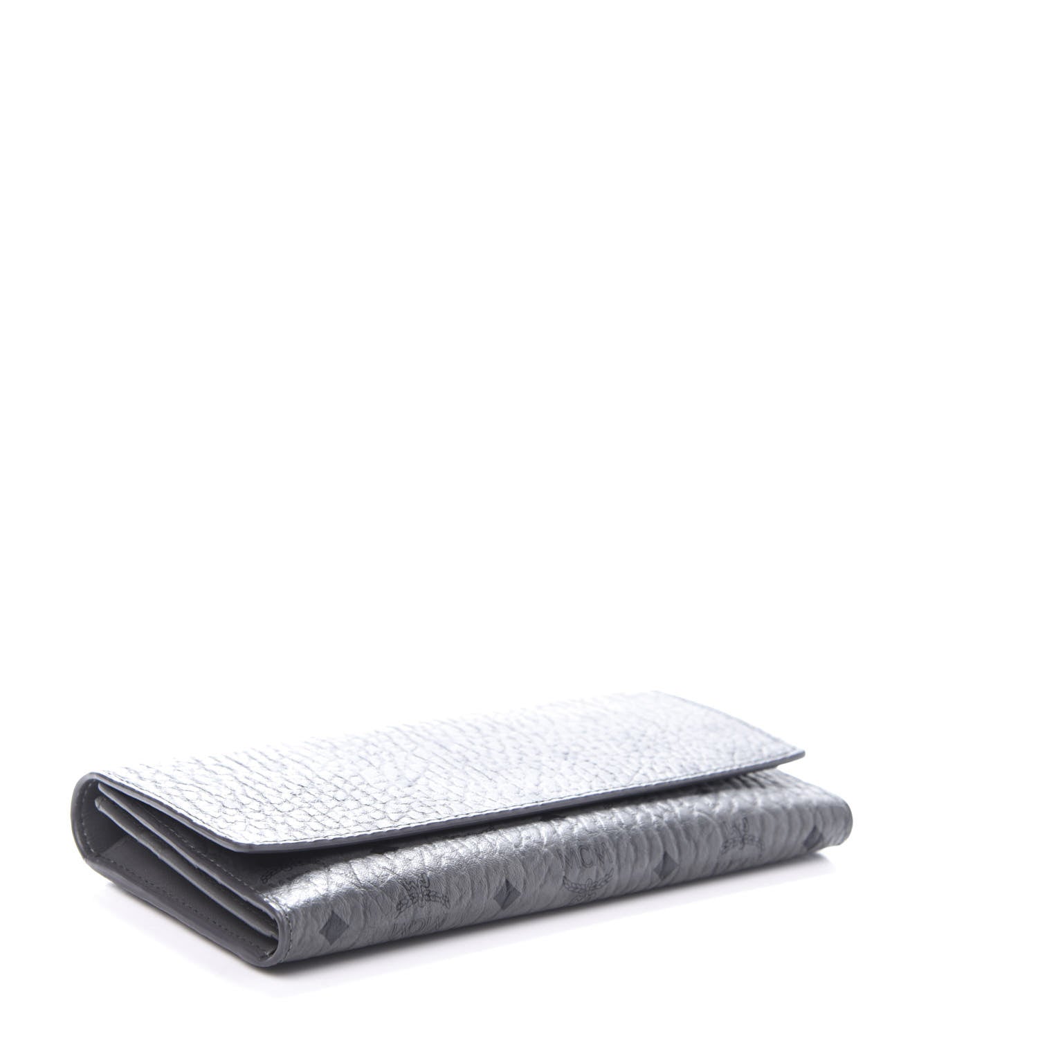MCM Visetos Continental Flap Wallet Phantom Grey 4 of 8