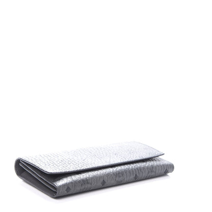 MCM Visetos Continental Flap Wallet Phantom Grey 4 of 8