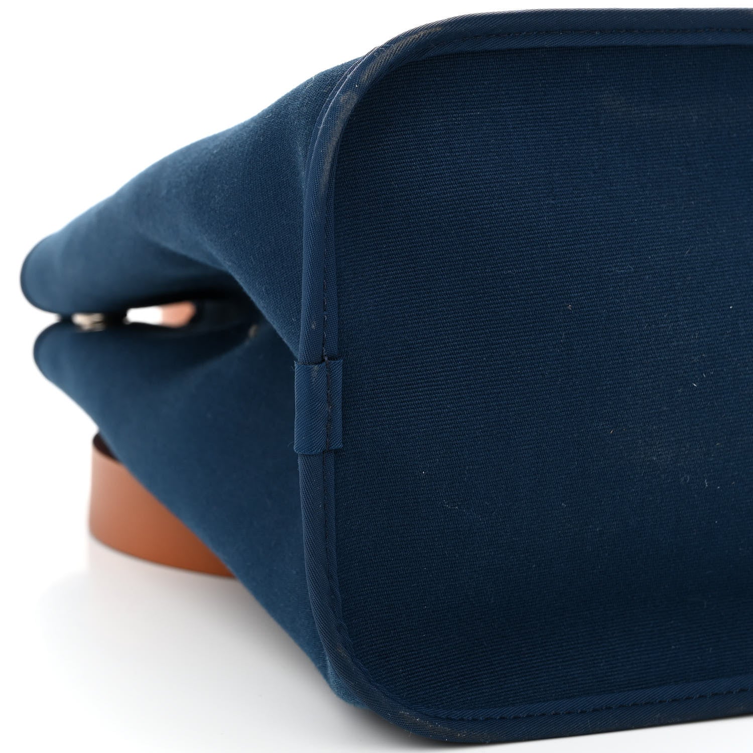 Hermes Toile Cabag 39 Bleu Marine 8 of 9