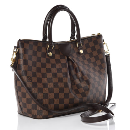 Louis Vuitton Damier Ebene Siena MM 3 of 9
