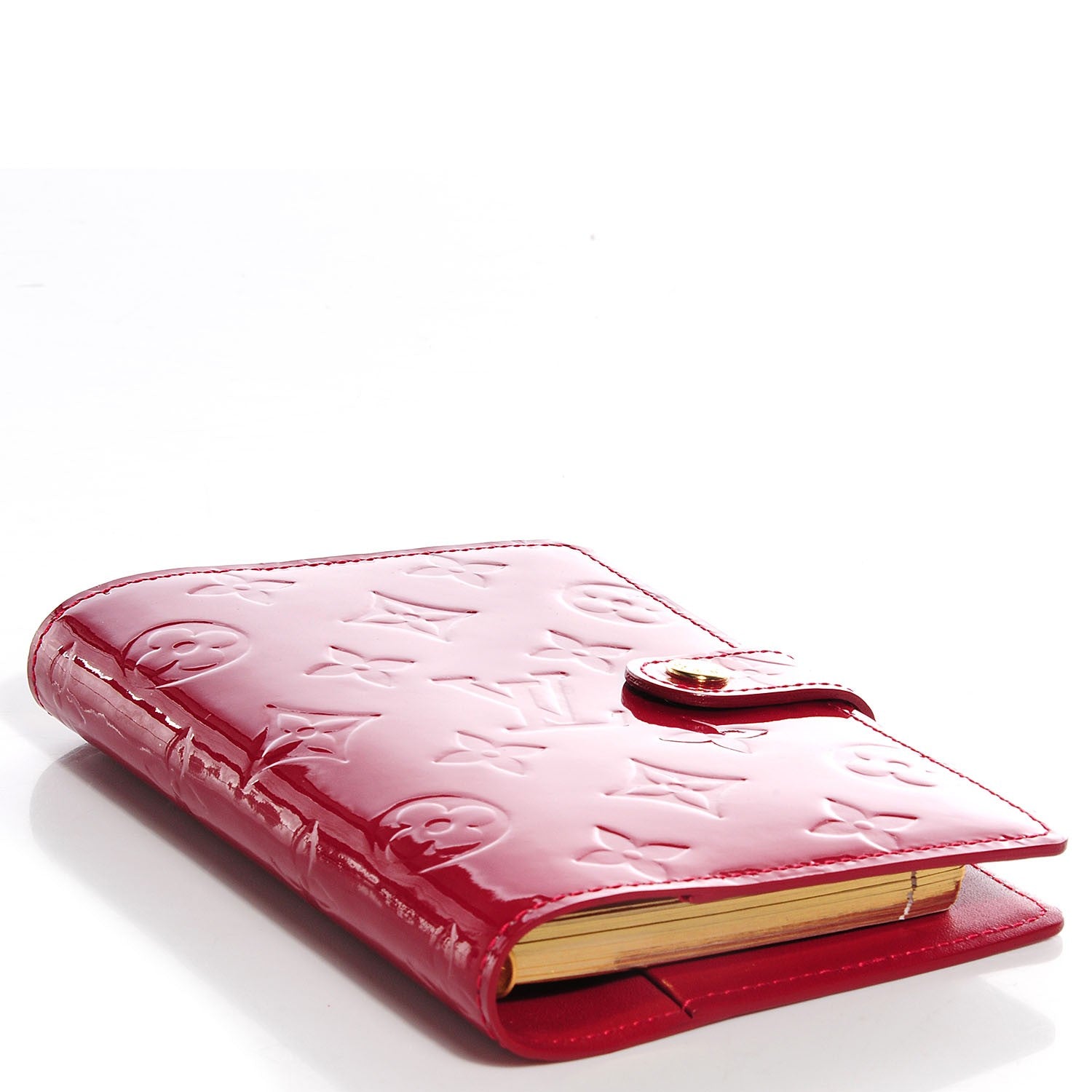 Louis Vuitton Vernis Small Ring Cover Agenda Pomme D'Amour 4 of 8