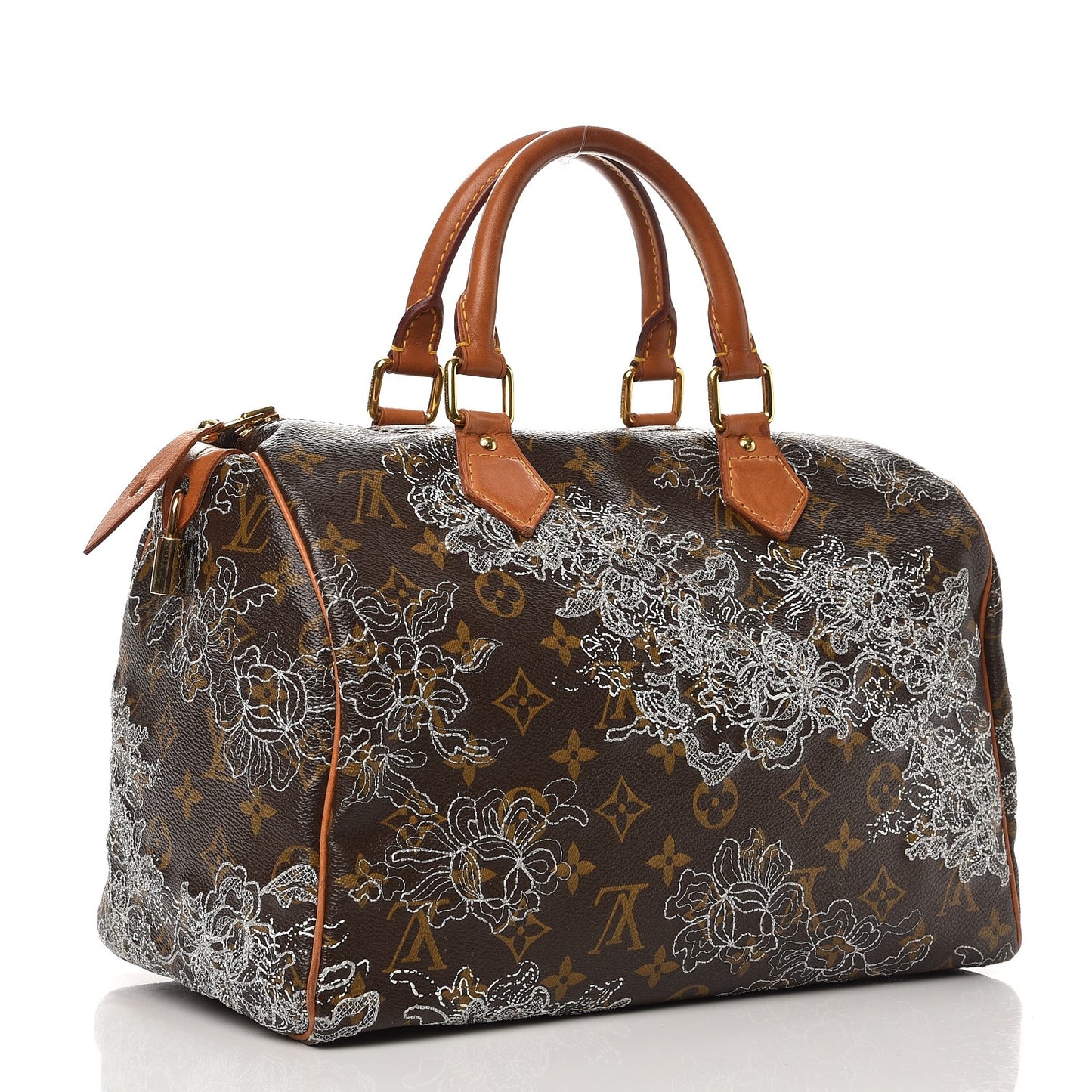 Monogram Dentelle Speedy 30 Silver
