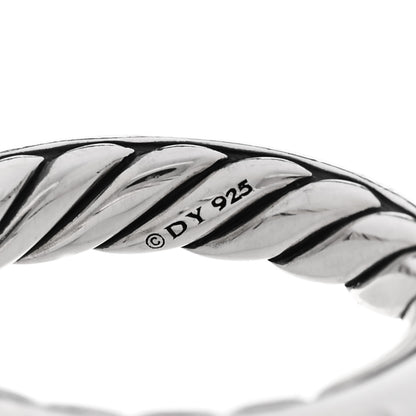 David Yurman Sterling Silver Cable Classics Band Ring 48 4.5 4 of 5