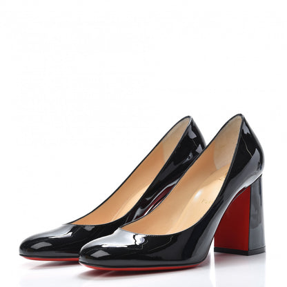 Christian Louboutin Patent Baobab 85 Pumps 40.5 Black 3 of 9