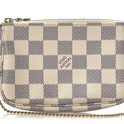 Louis Vuitton Damier Azur Mini Pochette Accessories 8 of 12