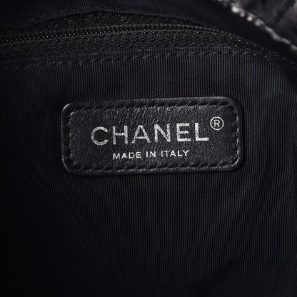 Chanel Coated Canvas Unlimited Drawstring Tote Argent Fonce 6 of 7