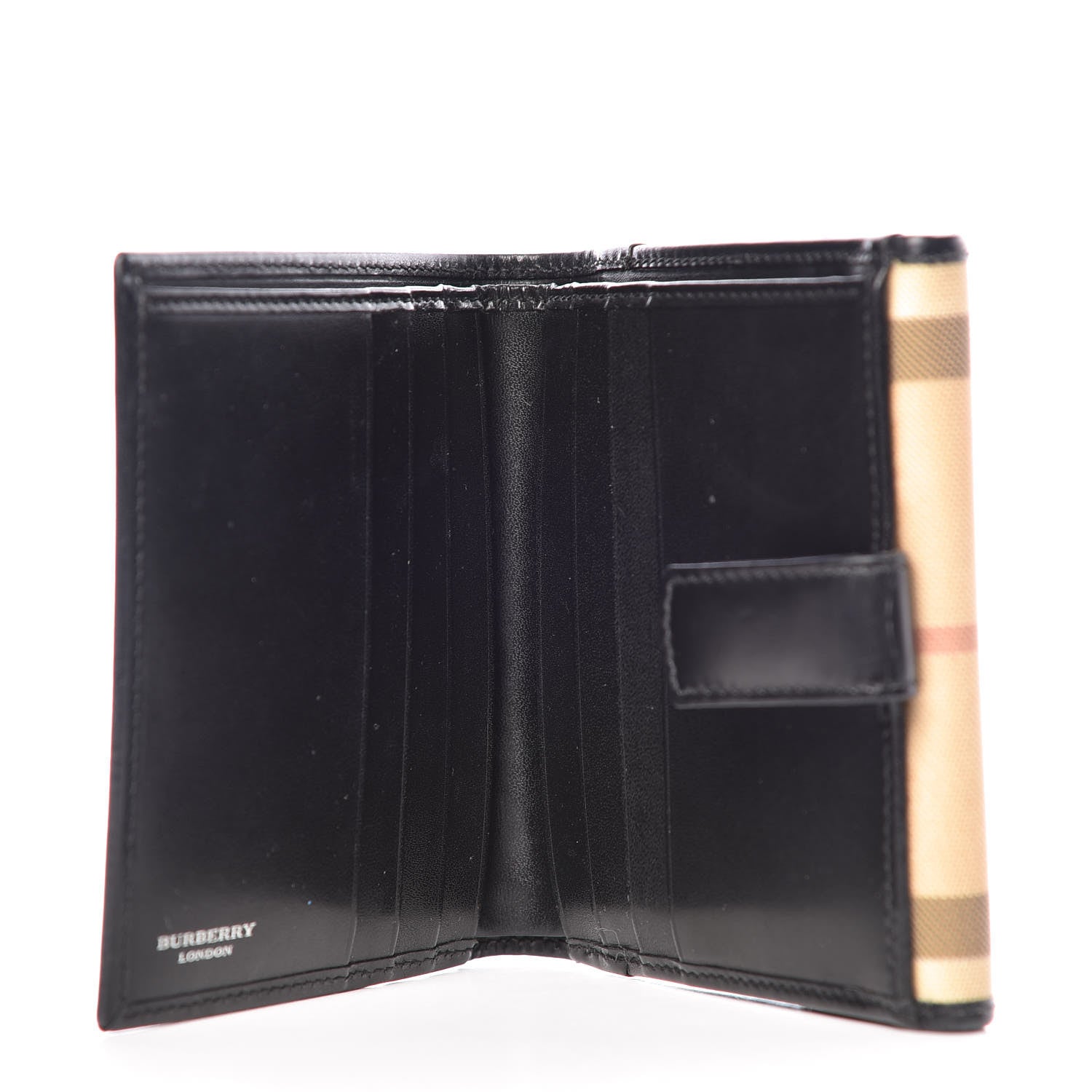 Burberry House Check Compact Wallet Black 4 of 8