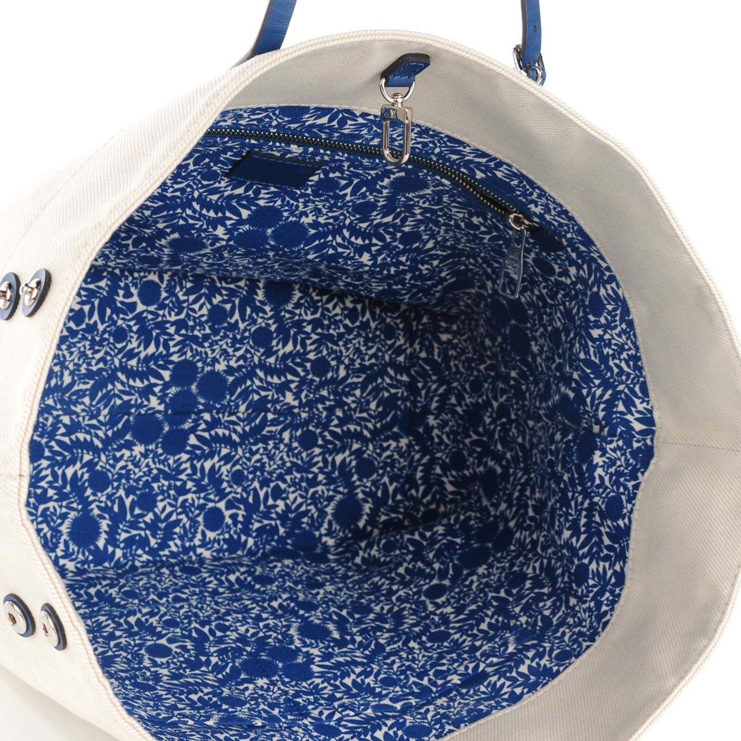 Toile Articles De Voyage Cabas MM Saphir