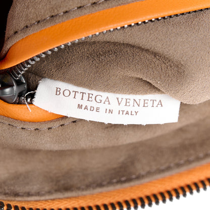Bottega Veneta Nappa Intrecciato Nodini Crossbody Messenger Orange 7 of 11