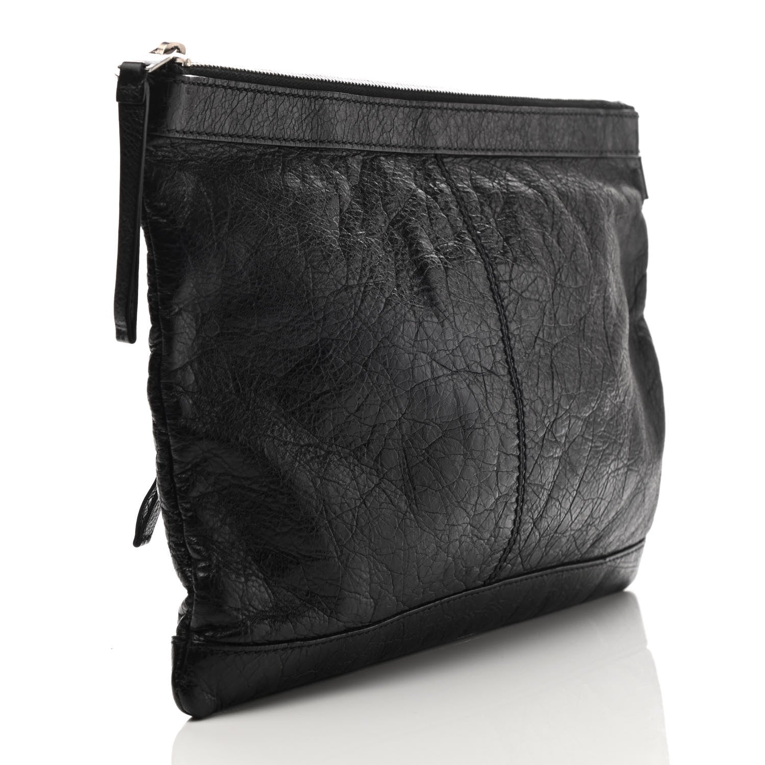 Balenciaga Agneau Arena Classic Hardware Medium Clip Black 3 of 11