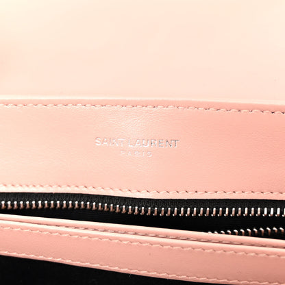 Saint Laurent Calfskin Y Quilted Monogram Toy Loulou Crossbody Bag Tender Pink 6 of 11