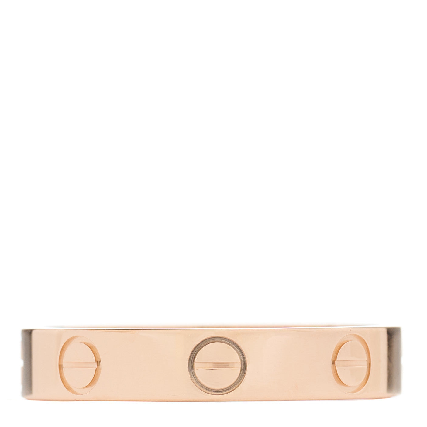 Cartier 18K Pink Gold 3.5mm LOVE Wedding Band Ring 53 6.5 1 of 4