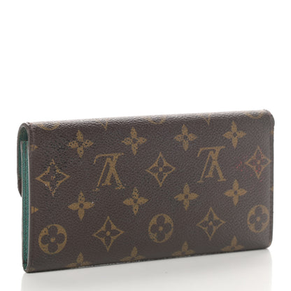Louis Vuitton Monogram Emilie Wallet Vert 3 of 15