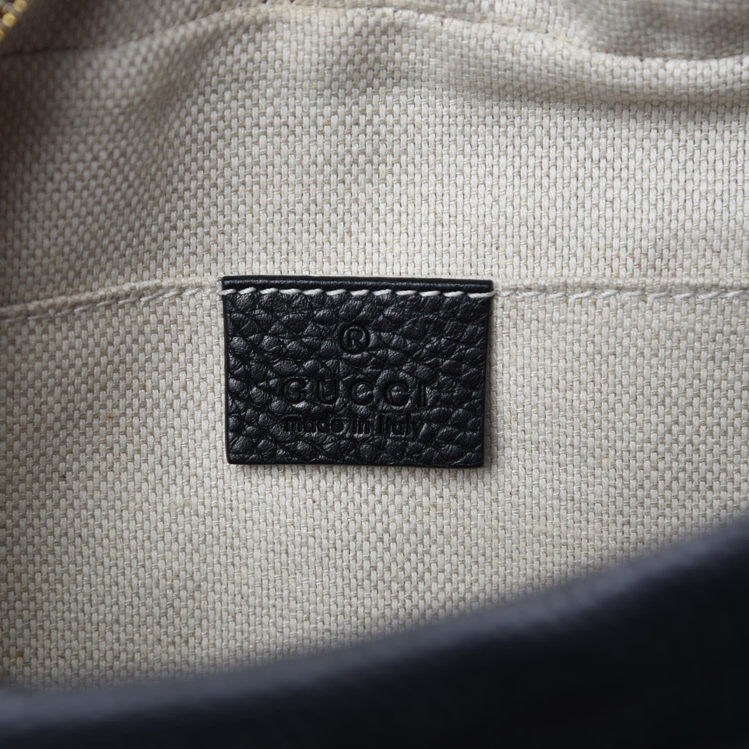 Gucci Pebbled Calfskin Small Soho Disco Bag Black 8 of 9