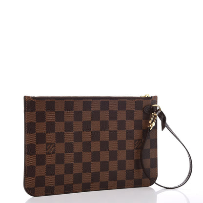 Louis Vuitton Damier Ebene Neverfull MM GM Pochette 3 of 7