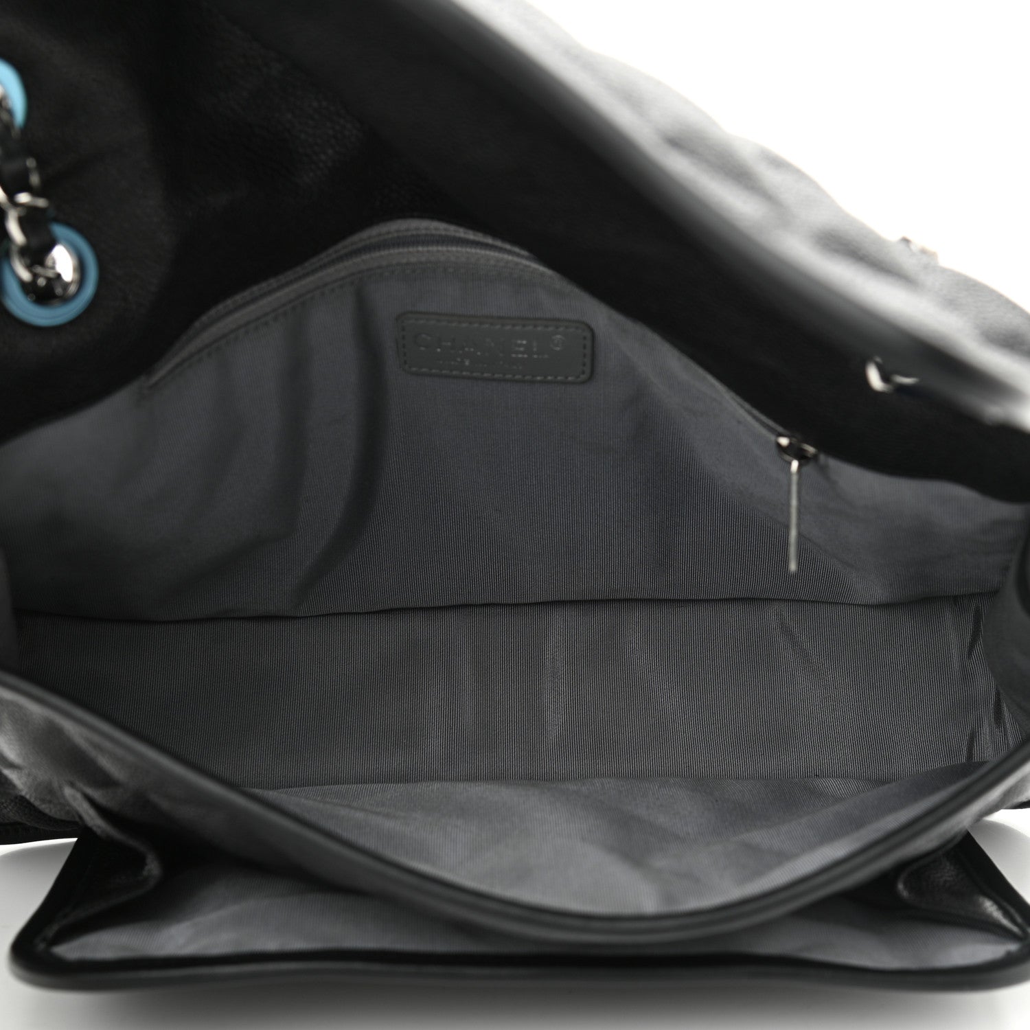 Chanel Caviar Quilted Medium French Riviera Flap Black 5 of 12