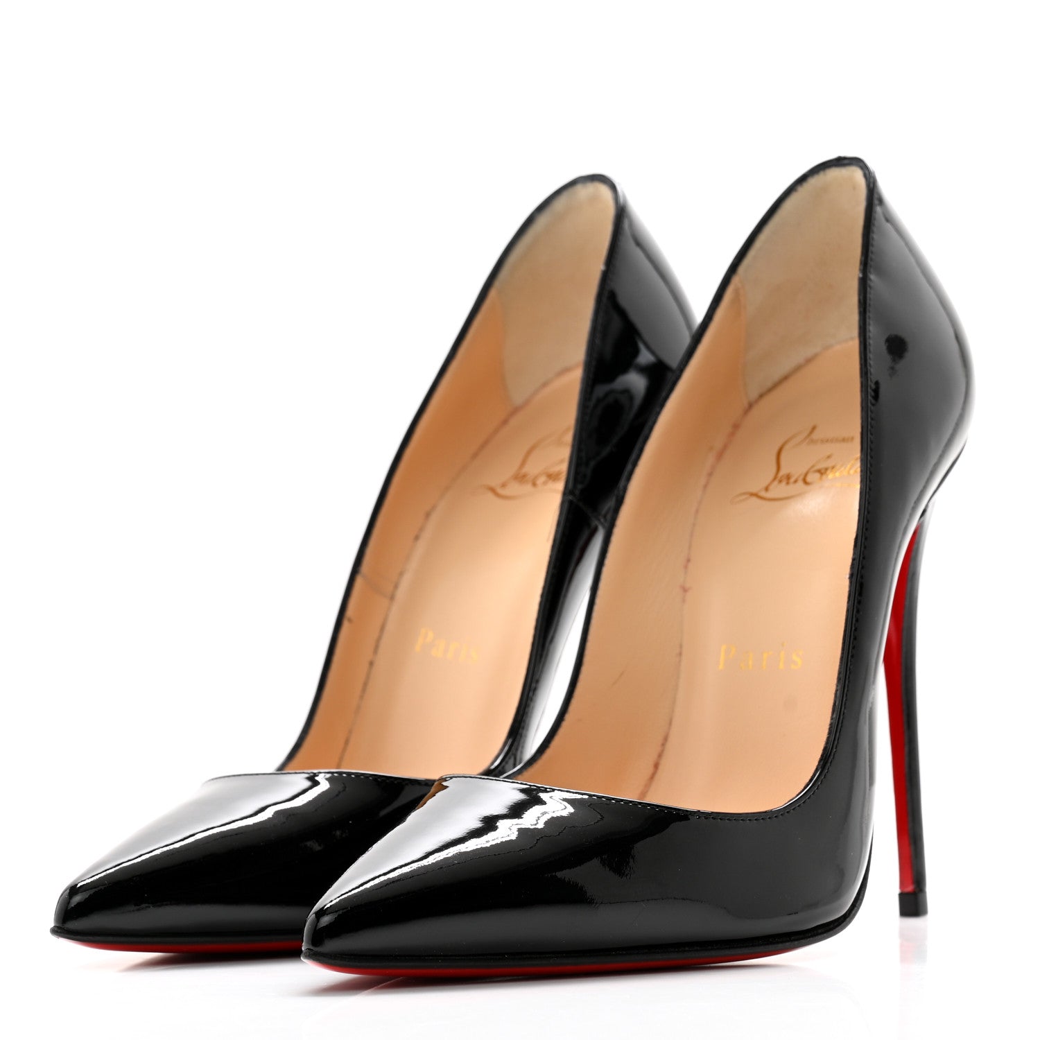Christian Louboutin Patent So Kate 120 Pumps 35 Black 3 of 10