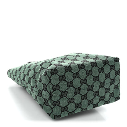 Gucci Monogram Tote Bag Green 4 of 10