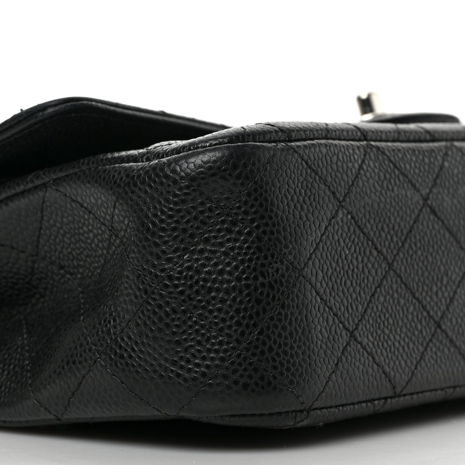 Chanel Caviar Quilted Medium Double Flap Black 8 of 9