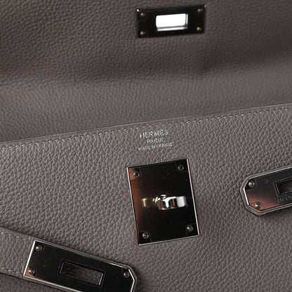 Hermes Togo Kelly Retourne 28 Gris Asphalte 8 of 13