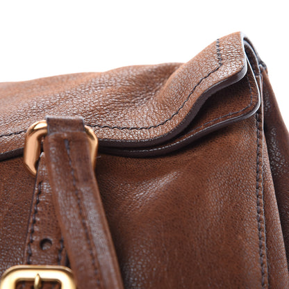 Prada Cervo Antik Easy A Foldover Pushlock Satchel Bruciato 12 of 15