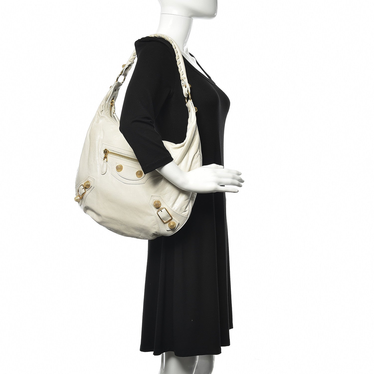 Balenciaga Agneau Giant 21 Gold Hardware Hobo Natural 2 of 12