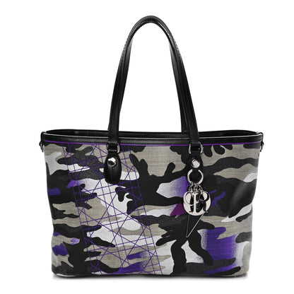 Christian Dior Canvas Camouflage Anselm Reyle Tote 1 of 11