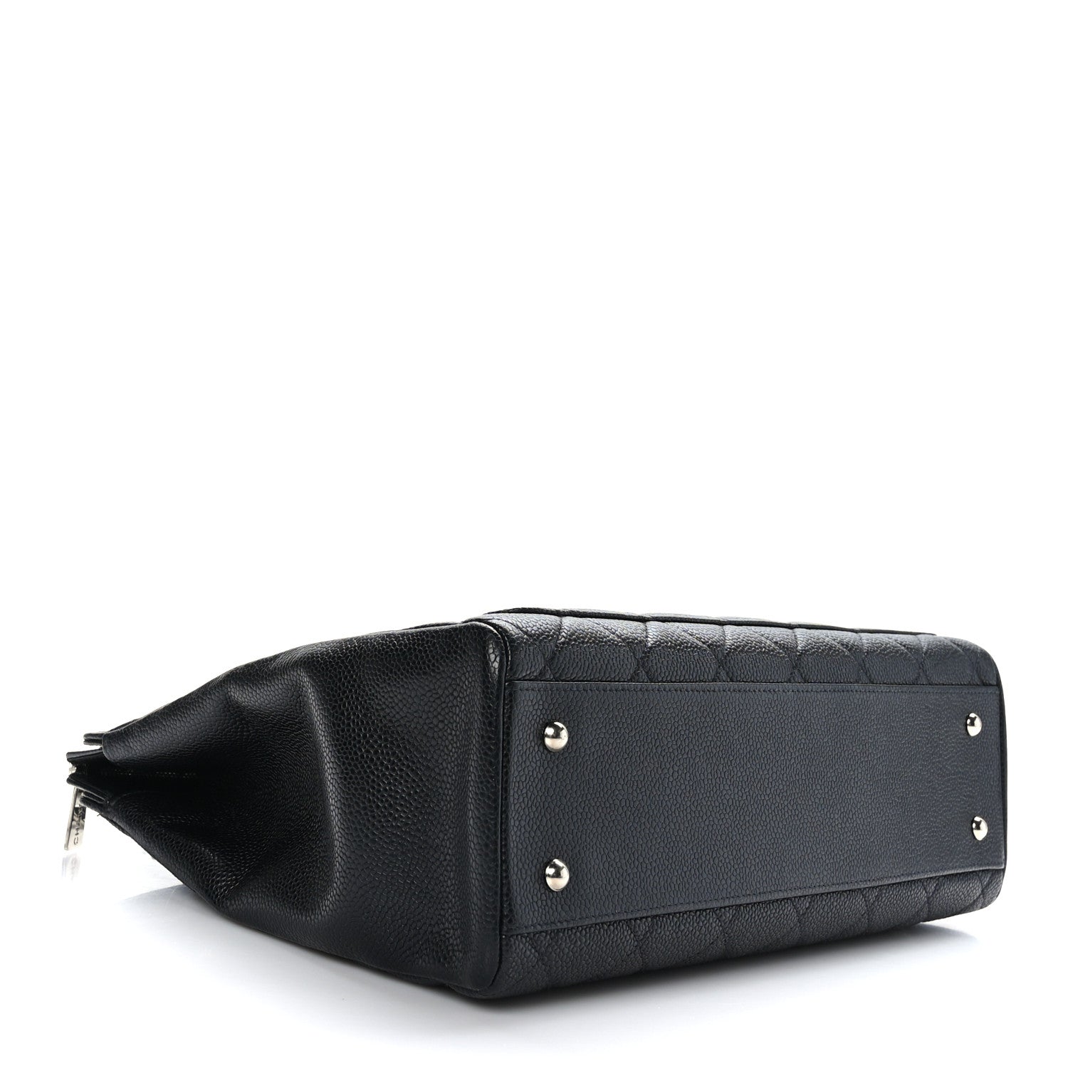 Chanel Caviar Quilted CC Shoulder Bag Black 4 of 9