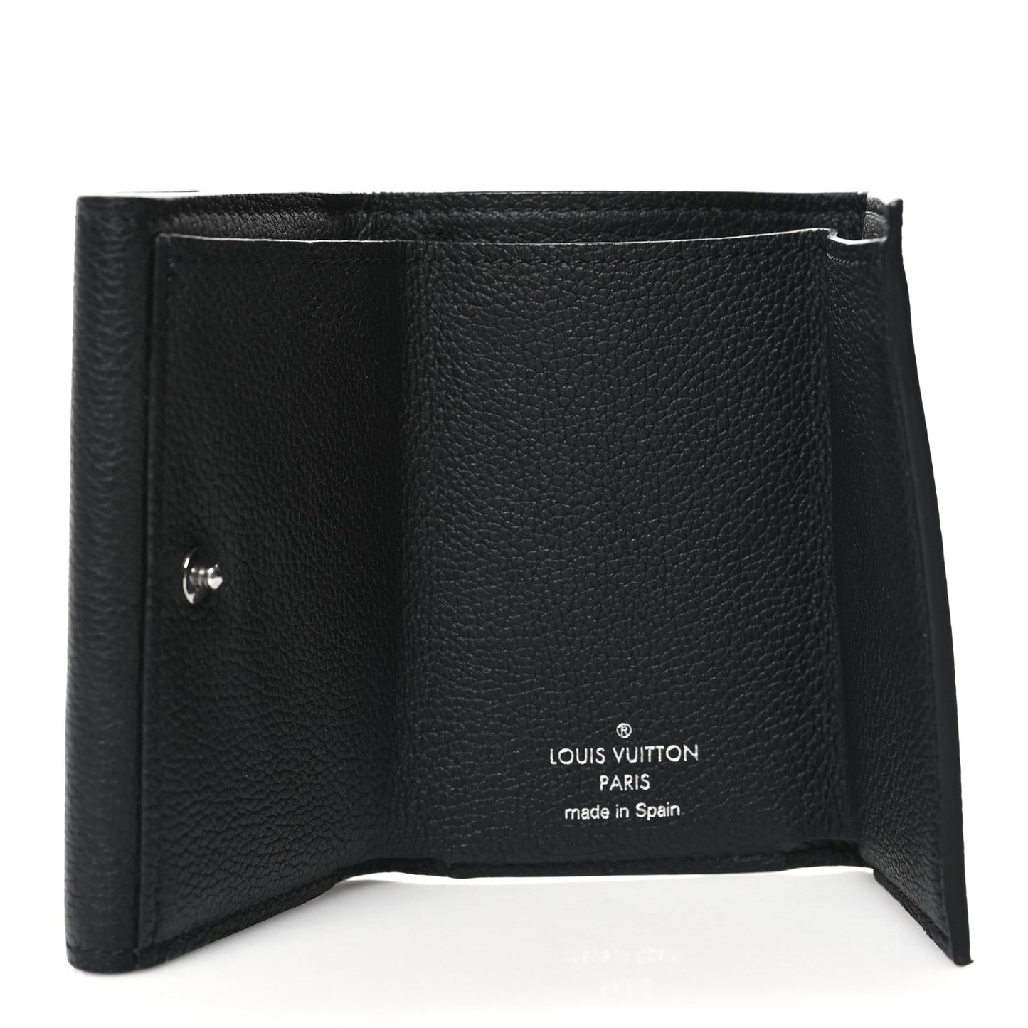 Calfskin Lockmini Wallet Black