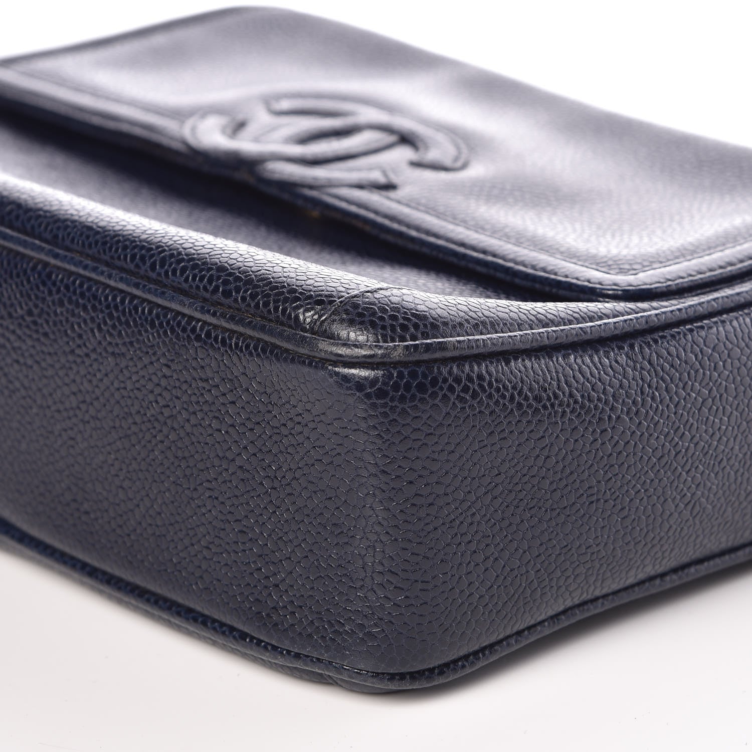 Chanel Caviar CC Camera Case Navy 10 of 10