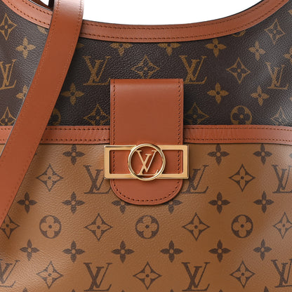 Louis Vuitton Reverse Monogram Dauphine Hobo MM 7 of 8