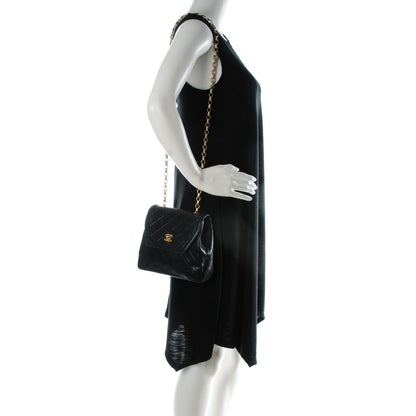 Chanel Lambskin Quilted Small Shoulder Bag Black 2 of 10